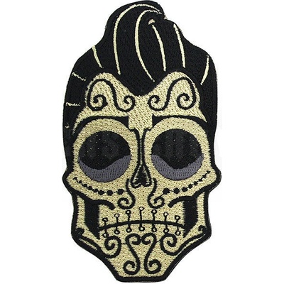Rusty Pistons RPEM14 Mexican Skull men Embroidery patch nášivka