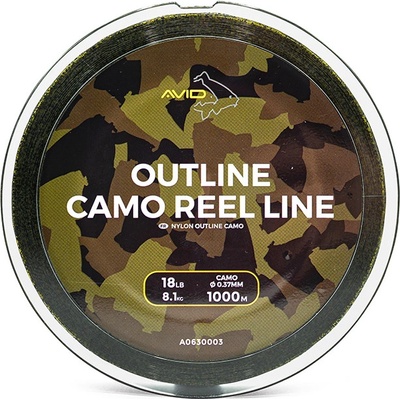 Avid Carp Outline Camo Reel Line 1000 m 0,37 mm