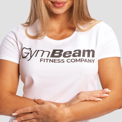 GymBeam Dámské tričko Fitness White