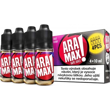 Aramax 4Pack Max Berry 4 x 10 ml 6 mg