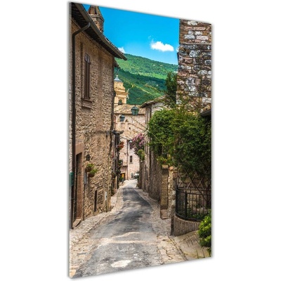 Vertikálny fotoobraz na skle Pekná ulička 50x100 cm