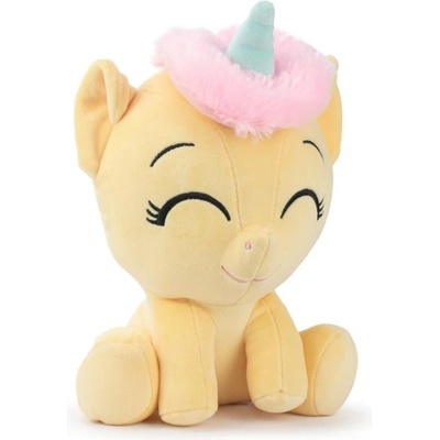 Barrado Еднорог седящ жълт плюшена играчка 23см