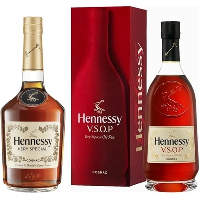 Hennessy VS + Hennessy VSOP 40% (set 1 x 0.7 L, 1 x 0.7 L)