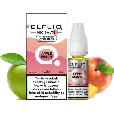 Elf Bar ELFLIQ Nic SALT Apple Peach 10 x 10 ml 10 mg