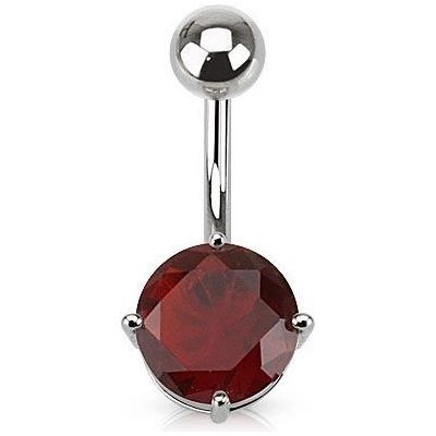 Šperky4U piercing do pupíku kámen WP01262-07-R