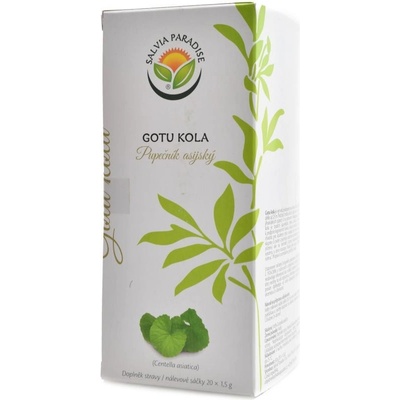 Salvia paradise Gotu kola Pupečník asijský 20 x 2 g