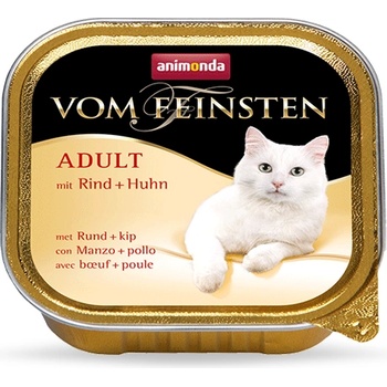 Animonda Cat Vom Feinsten за възрастни котки, вкус: говеждо + пилешко 100 г