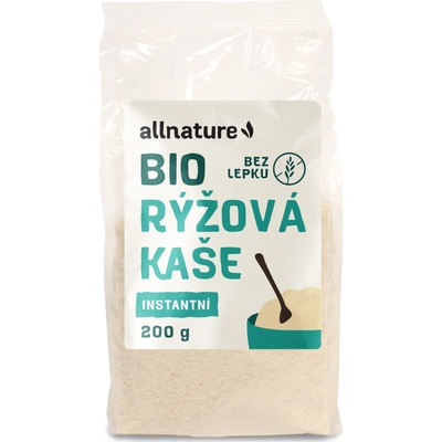 Allnature Rýžová kaše instantní BIO 200 g