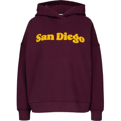 PitBull West Coast dámská KP mikina SAN DIEGO burgundy