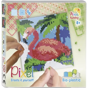 Pixelhobby Мозайка с пиксели Classic, Pixelhobby, 48x48 пиксела - Розово фламинго (44014)