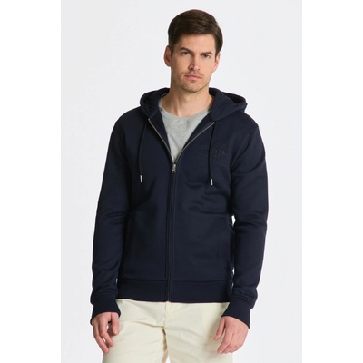 GANT REG TONAL SHIELD FULL ZIP hoodie modrá