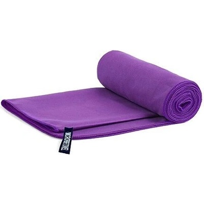 Microfibre rýchloschnúci uterák 50 x 120 cm fialová