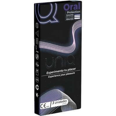 Uniq orálníbez latexu 3 ks