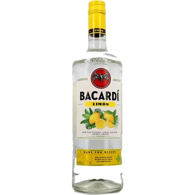 Bacardi Limón 27% 1 l (holá láhev)