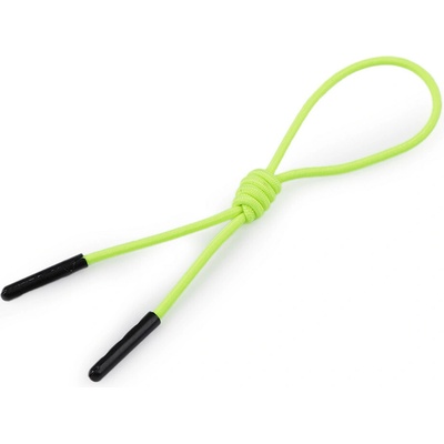 Poutko / taháček pružný, střední, 2 žlutá neon