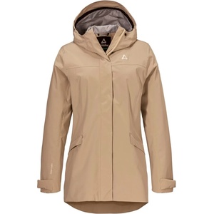Schöffel Дамско водоустойчиво яке Schöffel Women's Circ Jacket Style Smue Waterproof jacket - Brandon Beige - размер 40 (EU) (102-5183-0114)
