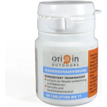 Origin Outdoors Дезинфекция на вода 100 таблетки WK 1T (810444)