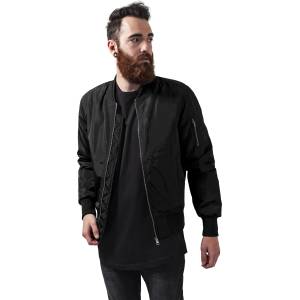 Urban Classics Мъжко черно яке тип бомбър Urban Classics blk/blkMODEL724 SALE - , размер M
