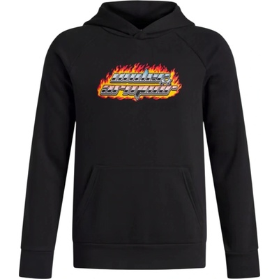Under Armour B Rival Fleece Flamin Wdmrk Hoodie 6003781-001 černá