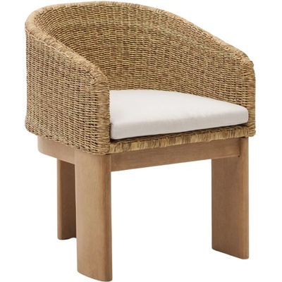 Kave Home Xoriguer Zahradní jídelní židle z umělého ratanu