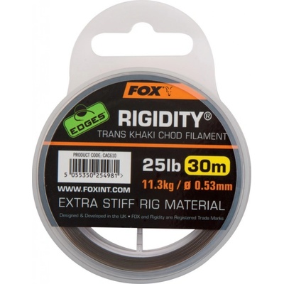 Fox Edges Rigidity Trans Khaki Chod Filament 30m 30lbs 0,57mm