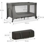 KinderKraft JOY SIMPLE 2 бебешка кошара DARK GREY (KLJOY02DGR00000)