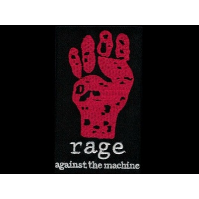 Nášivka RAGE AGAINST THE MACHINE vyšívaná zažehlovací
