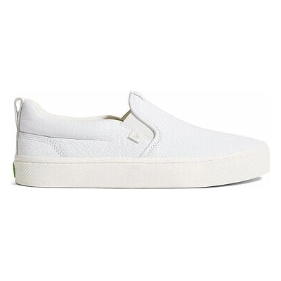Cariuma Dámské volnočasové boty SLIP-ON White Premium Leather Sneaker