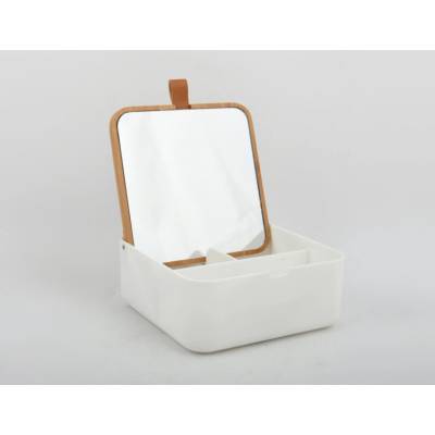 SPIRELLA КОЗМЕТИЧНА КУТИЯ alais МАЛКА БАМБУК/БЯЛ (10.20493)