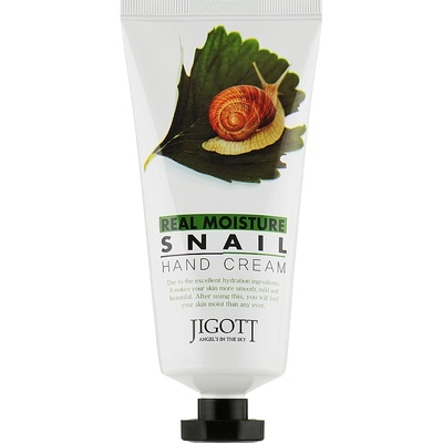 Jigott Real Moisture Крем за ръце Snail, 100 ml