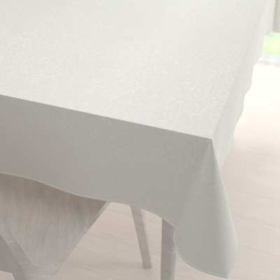 Biante Teflonový obdélníkový ubrus TF-010 Ornamenty smetanový 100x160 cm