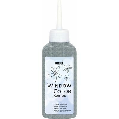 Kreul Window Color kontúrovacia farba Silver 80 ml