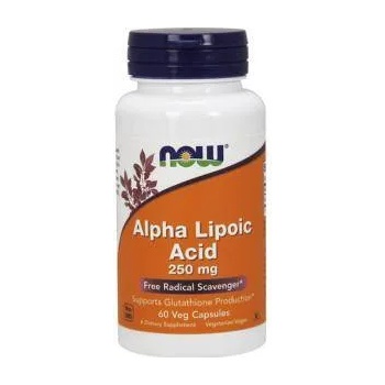 NOW Алфа-Липоева киселина 250мг. - Alpha Lipoic Acid - 60 капсули - NOW FOODS, NF3042