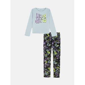 Under Armour Детски комплект Under Armour UA PRINTED LS LEGGING SET Under Armour | Cheren | Момичешки | 2-3YR