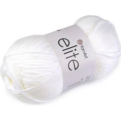 Pletací příze Elite 100 g Varianta: 1 (150) krémová nejsvět., Balení: 1 ks 61629/160037/286322