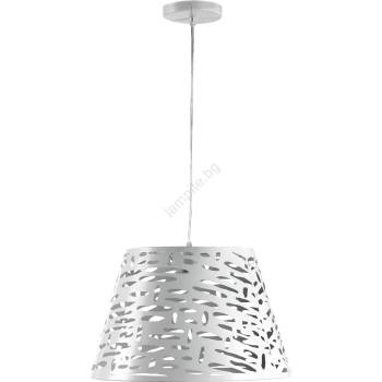 Onli - Пендел RICKY 1xE27/15W/230V Ø 40 cm бял (OL0531)