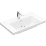 Villeroy & Boch Subway 3.0 - Умивалник 80x47 см, с преливник, отвор за смесител, CeramicPlus, Stone White 4A7080RW (4A7080RW)