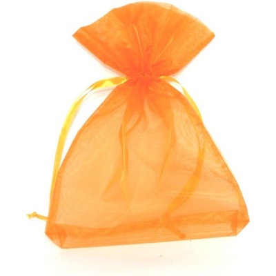 Dárkový sáček organzový BEAUTY ORGANDY oranžový 20 x 28cm