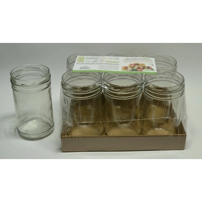 Plastimex sklenice zavařovací STURZ rovná TO100 1053ml 6ks