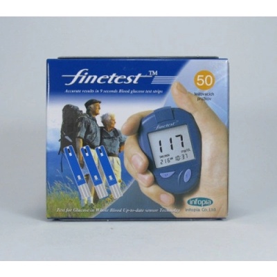 Finetest testovacie prúžky 50 ks