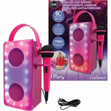Lexibook iParty bluetooth reproduktor růžový s mikrofonem a světelnými efekty