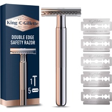 Gillette King Double Edge + 4 ks hlavic