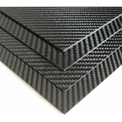 Karbonová deska 500 × 500 × 3 mm