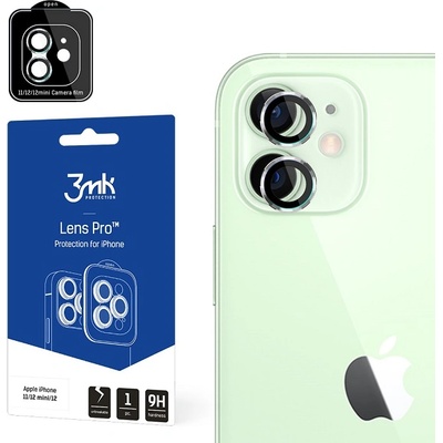 3mk Protection Стъклен протектор 3mk - Lens Protection Pro, iPhone 11/12 mini/12, сребрист (5903108452397)