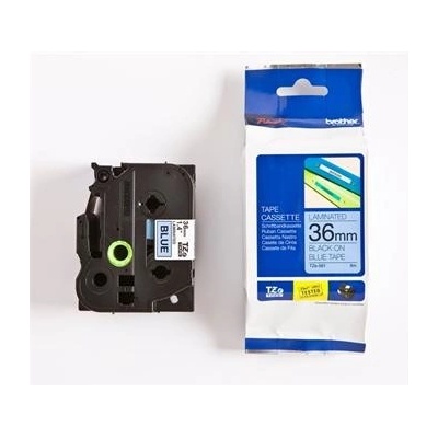 páska BROTHER TZ561 čierne písmo, modrá páska Tape (36mm) (TZE561)