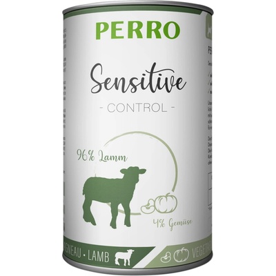 Perro Sensitive Control Jahňa Zelenina 410 g