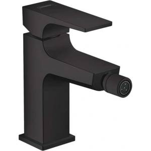 Hansgrohe Metropol - Смесител за биде с изпускателен клапан Push-Open, матово черно 32520670 (32520670)