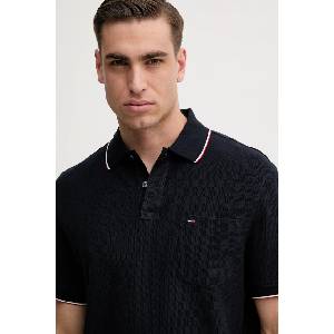 Tommy Hilfiger Памучна тениска с яка (MW0MW38457)