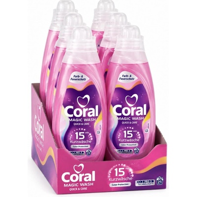 Coral prací gel Color Magic Wash ochrana barev 6 x 21 PD