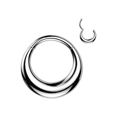 Šperky4U Segment kruh helix cartilage tragus piercing NS0064ST-1210